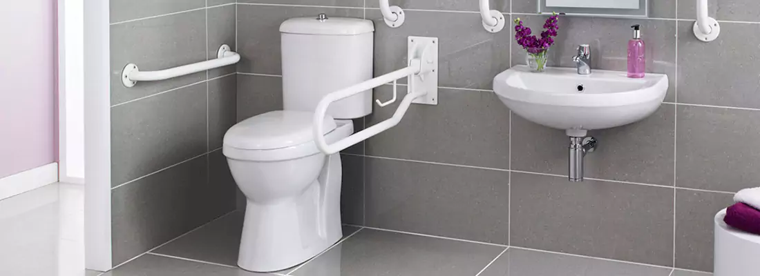 Modern Handicap Bathroom Solutions with Safety Features in Coral Springs, FL